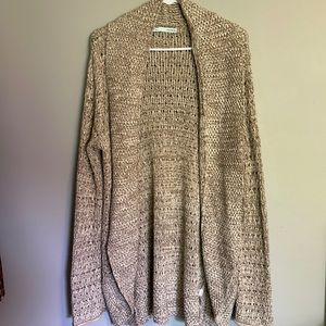 Maurices XXL tan sweater with Gold
